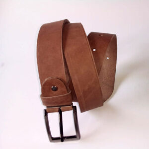 Cinturon cuero vacuno tan hombre